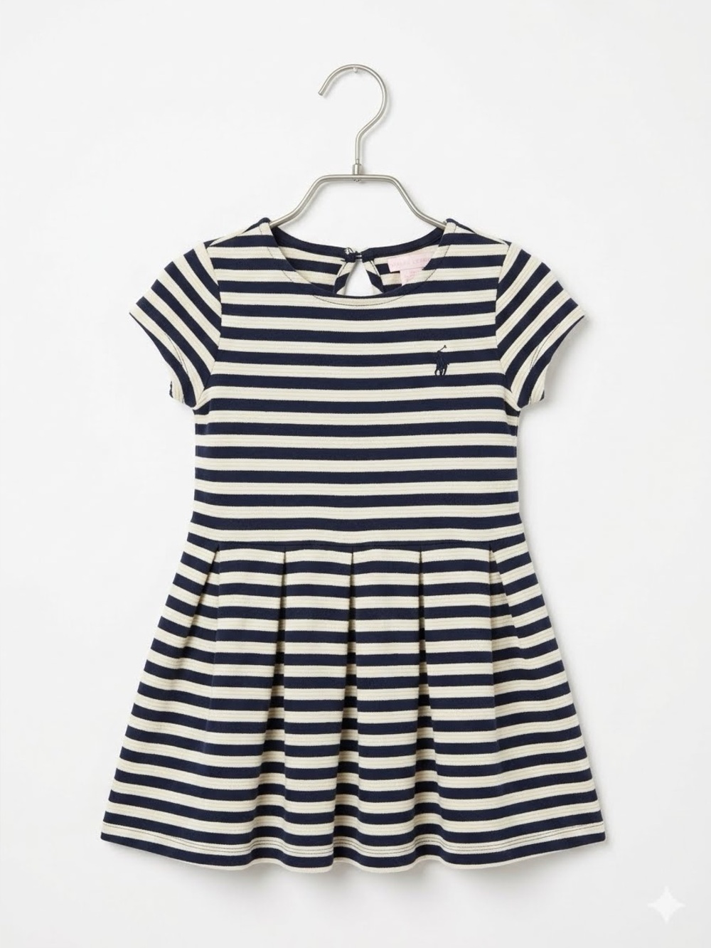 Ralph Lauren Striped Navy & White Toddler Dress 18 Months